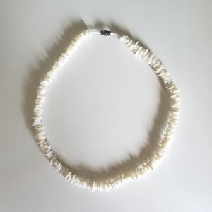 🌟 White Quartz Stone Beaded Necklace 🌟